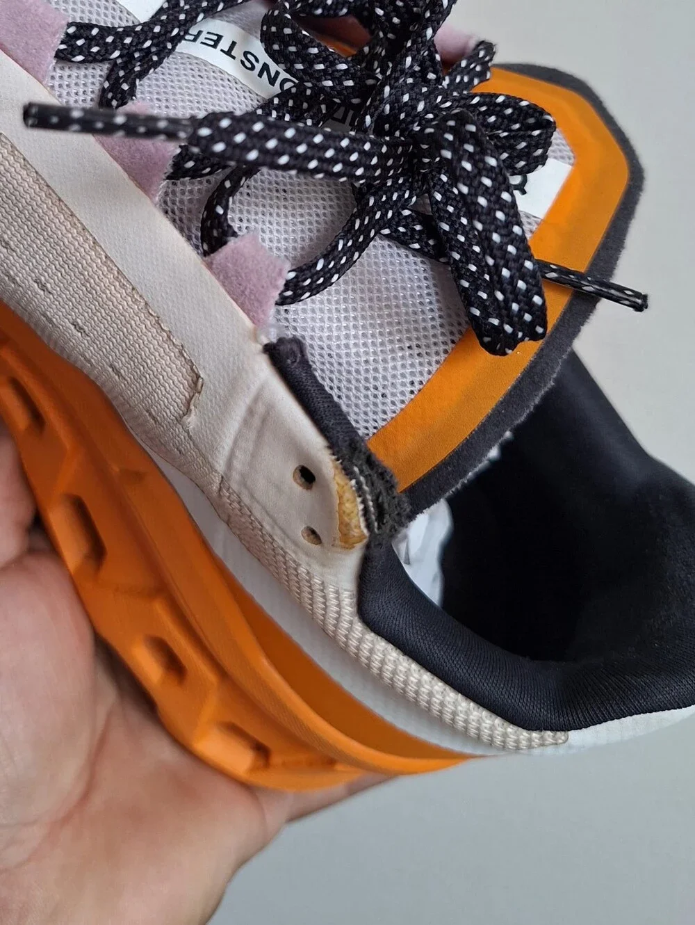 On Running Cloudmonster Women's Fawn / Turmeric Size 8